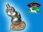 Preview: Schneemann auf Schlitten Lauscha Christbaumschmuck