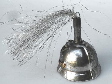 Pickelhaube mit Tinselbusch