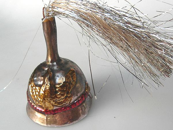 Pickelhaube mit Tinselbusch