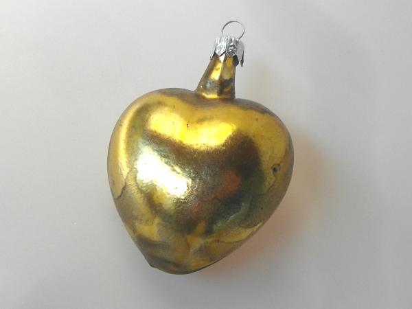 Herz wie Gold Lauscha Christbaumschmuck