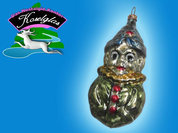 Harlekin Clown Nostalgie Christbaumschmuck aus Lauscha