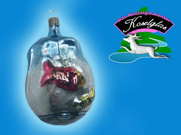 Fischglas Aquarium - Lauscha Christbaumschmuck